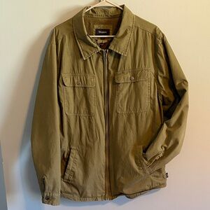 Brixton Men's Olive Military Utility Jacket